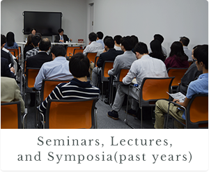 Seminars, Lectures, and Symposia