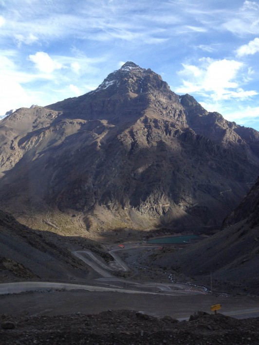 チリ旅行の際に通ったアンデス山脈