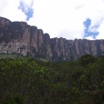 ブラジル、ベネズエラ、ガイアナの三国国境に位置するロライマ山。