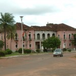 ギニア・ビサウの首都ビサウにある大統領府。