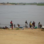 モザンビーク中部を流れるザンベジ川。
