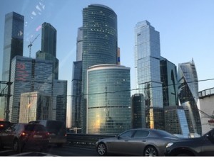 三井物産モスクワ有限会社が所在する、モスクワの「シティ」と呼ばれる高層ビル街