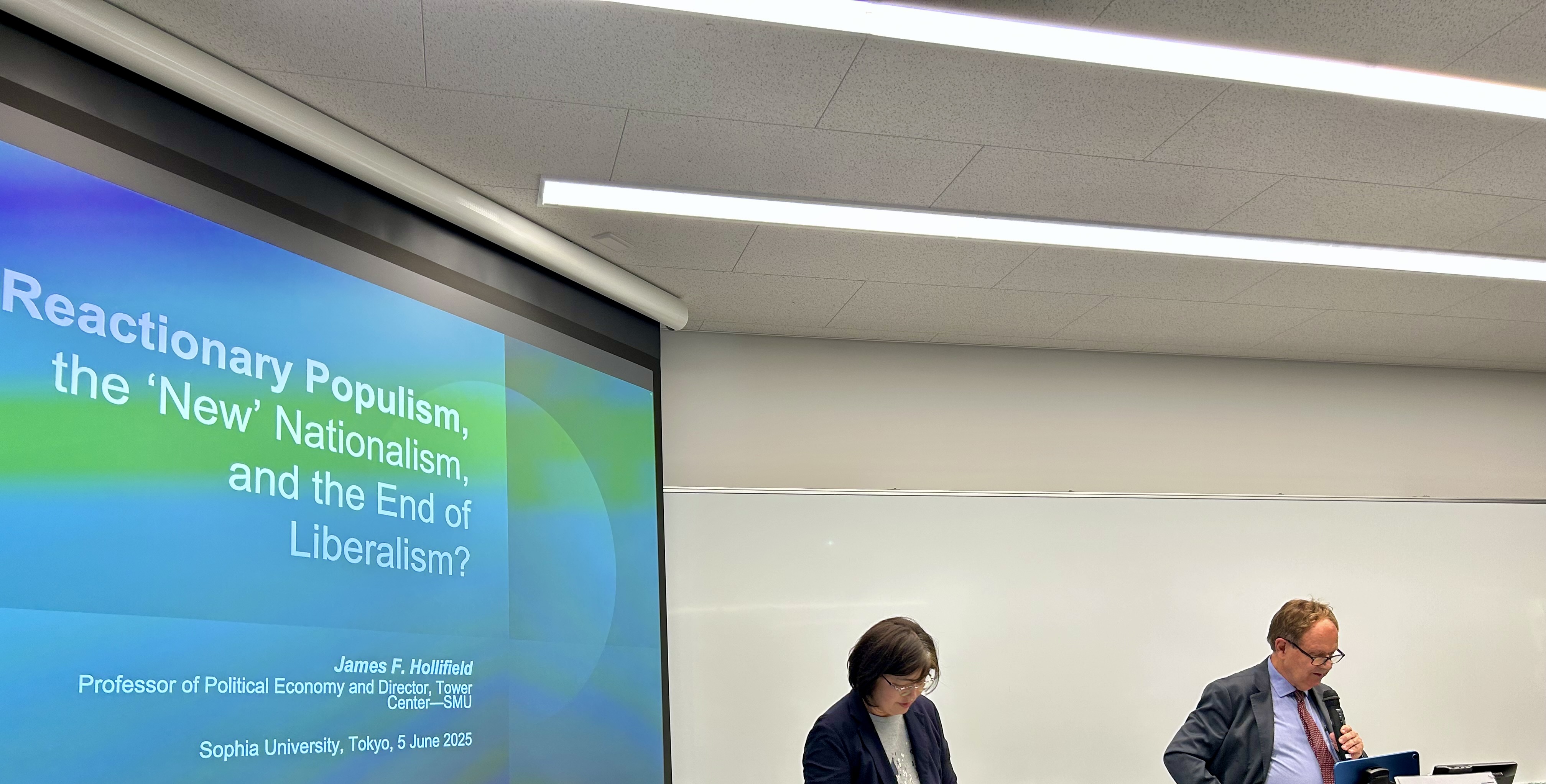 James F. Hollifield先生講演会 “Reactionary Populism, the ‘New’ Nationalism, and the End of Liberalism” が開催されました